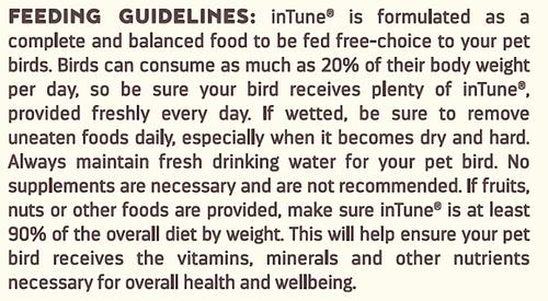 Show full view: Higgins InTune Natural Bird Food, 18-lb bag slide 9 of 9