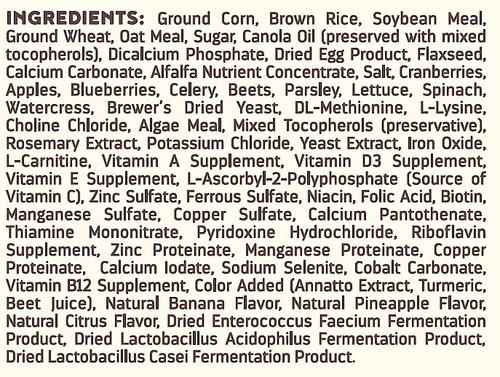 Show full view: Higgins InTune Natural Macaw Food, 18-lb bag slide 6 of 6