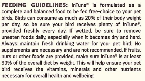 Show full view: Higgins InTune Natural Parrot Food, 18-lb bag slide 6 of 8