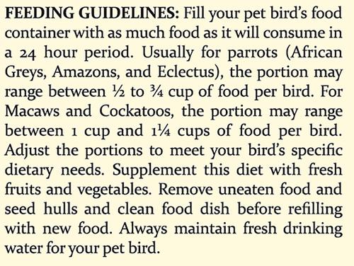 Show full view: Higgins Mayan Harvest Celestial Parrot Food, 3-lb bag slide 5 of 7