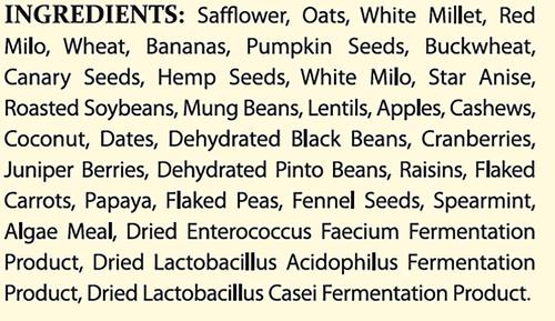 Show full view: Higgins Mayan Harvest Yucatan Bird Food for Conures, 3-lb bag slide 5 of 6