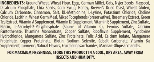 Show full view: Higgins Protein Egg Bird Food, 20-lb bag slide 7 of 8