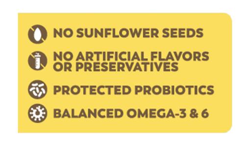 Show full view: Higgins Safflower Gold Natural Mix Conure & Cockatiel Food slide 4 of 7