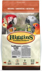 Higgins Safflower Gold Parrot Food, 25-lb bag