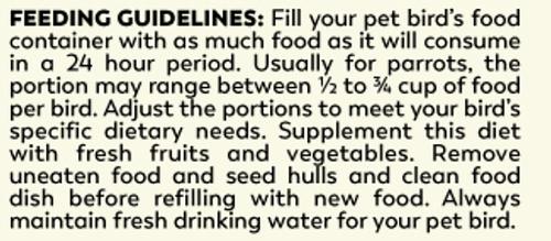 Show full view: Higgins Safflower Gold Parrot Food, 25-lb bag slide 6 of 8