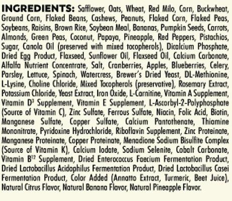 Show full view: Higgins Safflower Gold Parrot Food, 25-lb bag slide 7 of 8