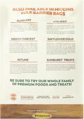 Show full view: Higgins Safflower Gold Parrot Food, 25-lb bag slide 3 of 8