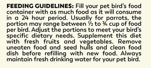 Show full view: Higgins Safflower Gold Parrot Food, 3-lb bag slide 9 of 10