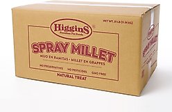 Higgins Spray Millet Bird Treats, 25-lb bag