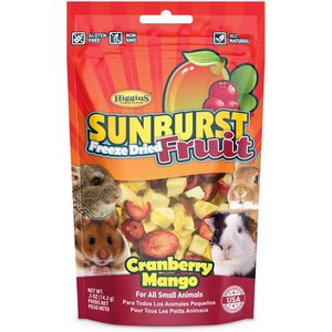 Higgins Sunburst Freeze-Dried Fruit Cranberry Mango Small Animals Treats, .5-oz bag