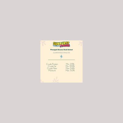 Show full view: Higgins Sunburst Freeze-Dried Fruit Pineapple Banana Small Animal Treats, .5-oz bag slide 4 of 5