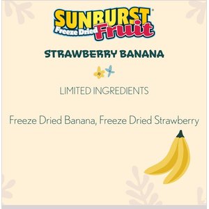 Higgins Sunburst Freeze-Dried Fruit Strawberry Banana Bird Treats, .5-oz bag