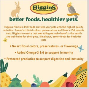 Higgins Sunburst Freeze-Dried Fruit Strawberry Banana Bird Treats, .5-oz bag