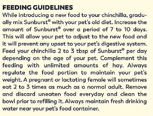 Show full view: Higgins Sunburst Gourmet Blend Chinchilla Food, 3-lb bag slide 5 of 9