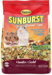 Higgins Sunburst Gourmet Blend Gerbil & Hamster Food, 2.5-lb bag