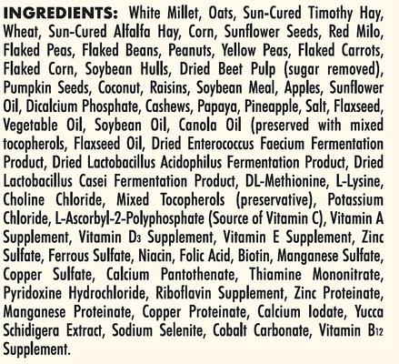 Show full view: Higgins Sunburst Gourmet Blend Gerbil & Hamster Food, 25-lb bag slide 5 of 8