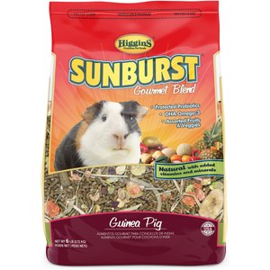 Higgins Sunburst Gourmet Blend Guinea Pig Food, 6-lb bag