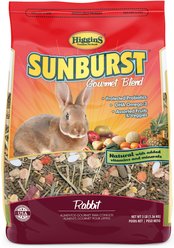 Higgins Sunburst Gourmet Blend Rabbit Food, 3-lb bag