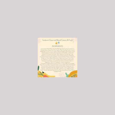 Show full view: Higgins Sunburst Gourmet BlendBird Seed & Grains Canary & Finch Bird Food, 2-lb bag slide 3 of 8