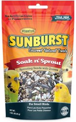 Higgins Sunburst Gourmet Soak N' Sprout Bird Treats, 3-oz bag