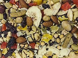 Higgins Sunburst Gourmet Treats Dried Fruits & Nuts Macaw & Conure Bird Treats, 20-lb bag slide 2 of 5