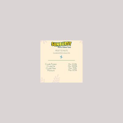 Show full view: Higgins Sunburst Gourmet Treats Dried Fruits & Nuts Macaw & Conure Bird Treats, 20-lb bag slide 4 of 5