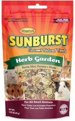 Higgins Sunburst Gourmet Treats Herb Garden Dried Veggies Guinea Pig & Hamster Treats, 3-oz bag