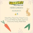 Show in main carousel: Higgins Sunburst Gourmet Treats Herb Garden Dried Veggies Guinea Pig & Hamster Treats, 3-oz bag slide 3 of 5