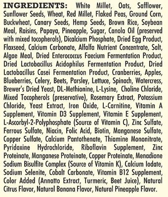 Show full view: Higgins Vita Seed Cockatiel Bird Food, 5-lb bag slide 4 of 6