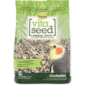 Higgins Vita Seed Cockatiel Food, 2.5-lb bag