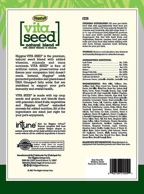 Show full view: Higgins Vita Seed Conure & Lovebird Bird Food, 5-lb bag slide 2 of 7