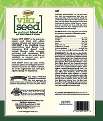 Higgins Vita Seed Parakeet Bird Food, 5-lb bag slide 2 of 7