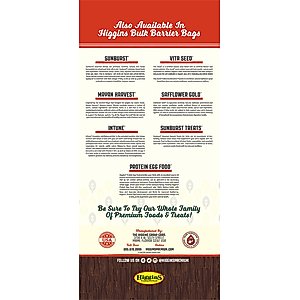 Higgins Vita Seed Parrot Food, 25-lb