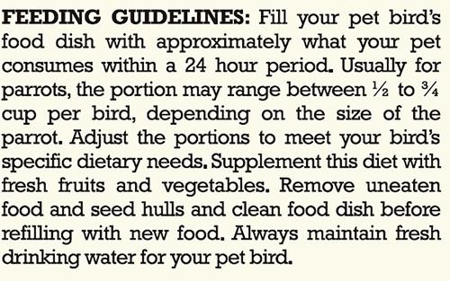 Show full view: Higgins Vita Seed Parrot Food, 5-lb slide 6 of 8