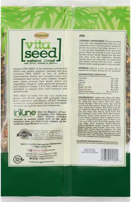 Show full view: Higgins Vita Seed Parrot Food, 5-lb slide 3 of 8