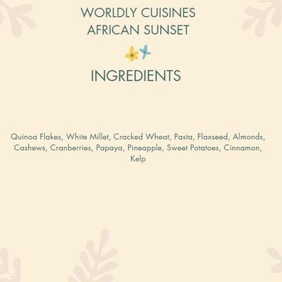 Show full view: Higgins Worldly Cuisines African Sunset Bird Food, 2-oz bag slide 2 of 4