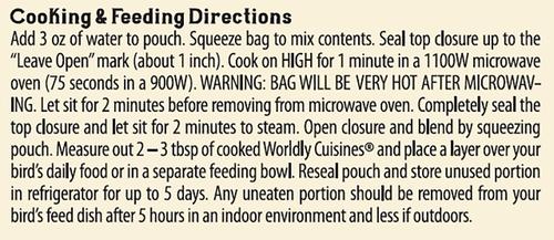 Show full view: Higgins Worldly Cuisines African Sunset Bird Treats, 13-oz bag slide 4 of 4