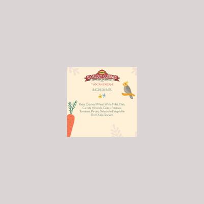 Show full view: Higgins Worldly Cuisines Tuscan Dream Bird Treats, 13-oz bag slide 4 of 8