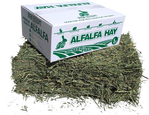 Show full view: High Desert Small Animal Feed Alfalfa Hay Small Animal Food, 5-lb box slide 3 of 3