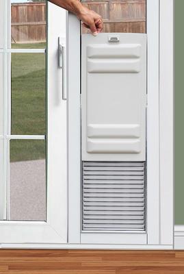 Show full view: High Tech Pet Products Armor Flex Low-E Sliding Glass Tall Height Patio Pet Door, X-Large slide 2 of 10