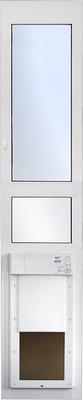 Show full view: High Tech Pet Products Large Power Automatic Sliding Glass Pet Patio Door, White, Tall slide 1 of 9