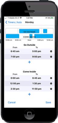 Show full view: High Tech Pet Products Power Pet Door, WI-FI Smartphone Controlled Full Patio Panel for Sliding Glass Door Installations, White, Large slide 5 of 9