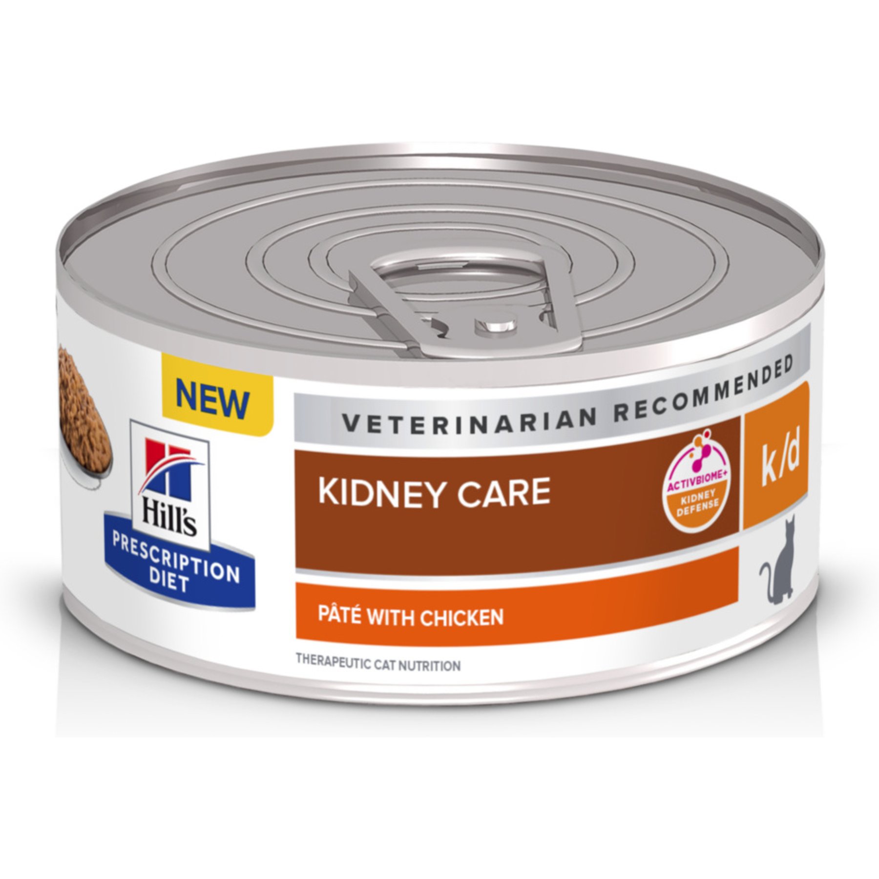 Hill's Prescription Diet k/d Kidney Care with Chicken Wet Cat Food, 5.5-oz, case of 4