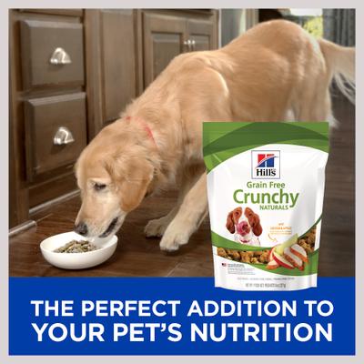 Show full view: Hill's Grain-Free Crunchy Naturals with Chicken & Apples Dog Treats, 8-oz bag slide 5 of 10