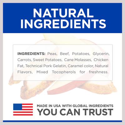 Show full view: Hill's Grain-Free Soft-Baked Naturals with Beef & Sweet Potatoes Dog Treats, 8-oz bag slide 7 of 12