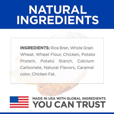 Show full view: Hill's Natural Baked Light Medium Biscuits with Real Chicken Dog Treats, 2.8-oz bag, 2 count slide 5 of 10