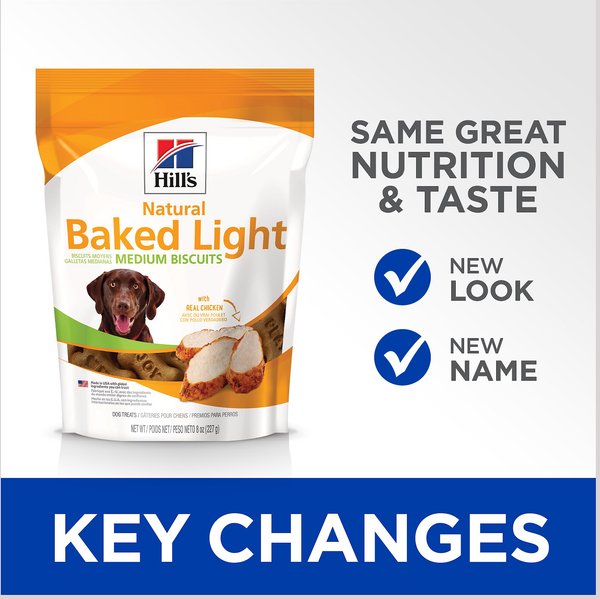 Hill's Natural Baked Light Medium Biscuits with Real Chicken Dog Treats