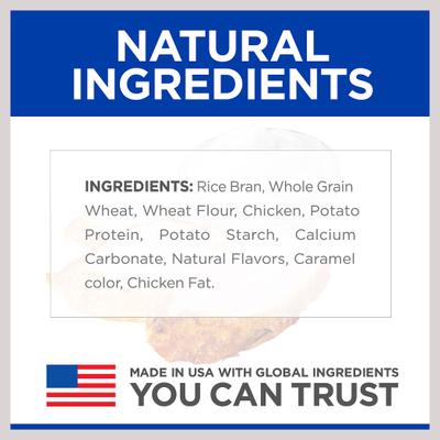 Show full view: Hill's Natural Baked Light Medium Biscuits with Real Chicken Dog Treats, 8-oz bag slide 4 of 10