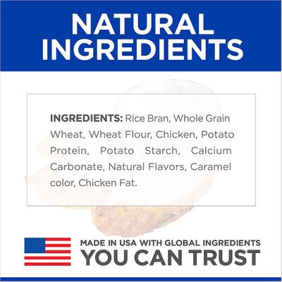 Show full view: Hill's Natural Baked Light Biscuits with Real Chicken Dog Treats, 8-oz bag, 6 count slide 5 of 10