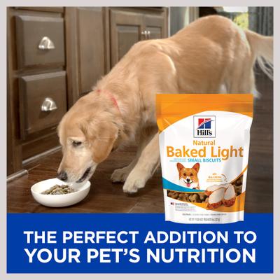 Show full view: Hill's Natural Baked Light Biscuits with Real Chicken Dog Treats, 8-oz bag slide 7 of 10